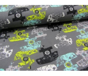 Jersey - Boot grau lime